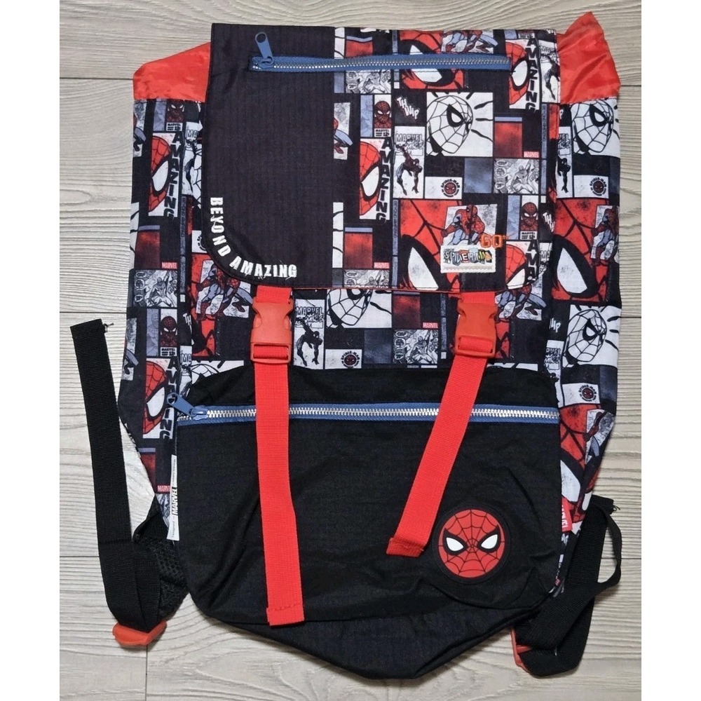 Disney Parks Marvel Spider-Man 60th Anniversary Backpack Bag NWOT Spiderman